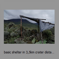 basic shelter in 3,5km crater distance